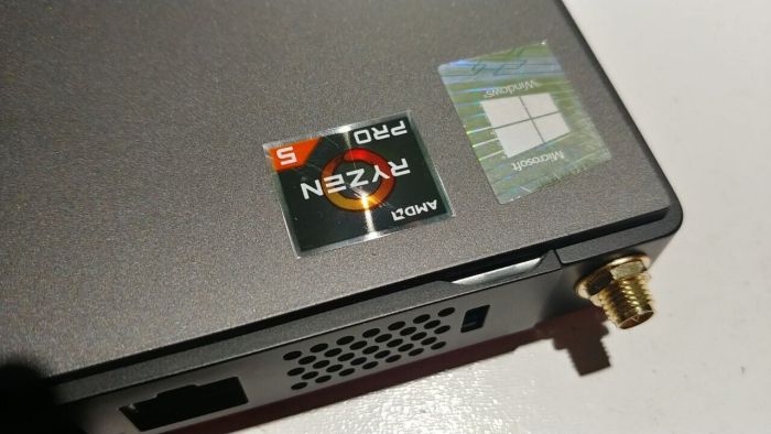 Неттоп Lenovo ThinkCentre M75n USFF / AMD Ryzen 5 3500U (4 (8) ядра по 2.1 - 3.7 GHz) / 8 GB DDR4 / 256 GB SSD / AMD Radeon Vega 8 Graphics / DisplayPort / Wi-Fi + Блок живлення б/в - зображення 5