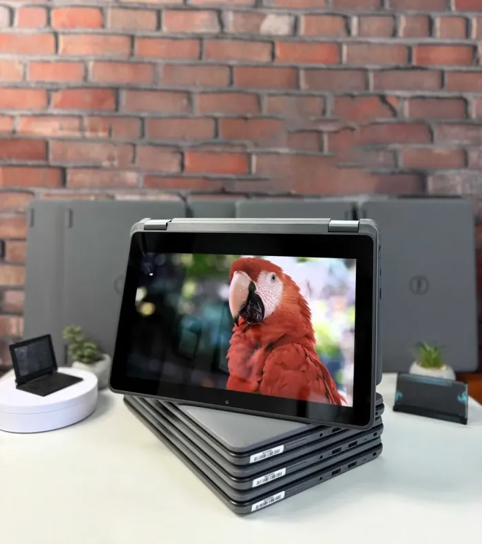 Ноутбук-трансформер Dell Latitude 3120 2-в-1 / 11,6" (1366x768) IPS Touch / Intel Pentium Silver N6000 (4 ядра по 1,1 - 3,3 ГГц) / 4 ГБ DDR4 / 120 ГБ SSD / Intel UHD Graphics / WebCam / Windows 11 б/в - зображення 6