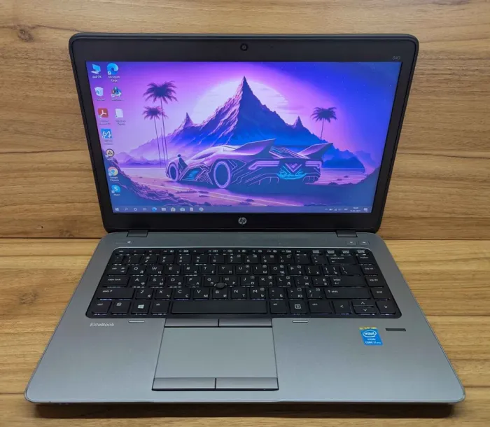 Ноутбук HP EliteBook 840 G1 / 14" (1366x768) TN / Intel Core i7-4600U (2 (4) ядра по 2.1 - 3.3 GHz) / 8 GB DDR3 / 240 GB SSD / AMD Radeon HD 8750M, 1 GB DDR3, 128-bit / WebCam / Fingerprint / Windows 10 б/в - зображення 2