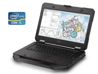 Захищений ноутбук Dell Latitude 14 Rugged 5414 / 14" (1366x768) TN / Intel Core i5-6300U (2 (4) ядра по 2.4 - 3.0 GHz) / 16 GB DDR3 / 240 GB SSD / Intel HD Graphics 520 / WebCam б/в