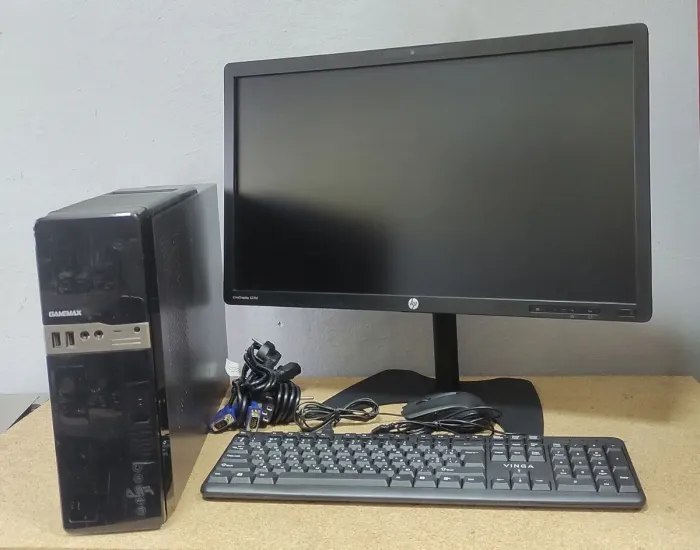 Комплект ПК: Gamemax SFF / Intel Core i3-4130 (2 (4) ядра по 3.4 GHz) / 8 GB DDR3 / 120 GB SSD / Intel HD Graphics 4400 + Монітор HP EliteDisplay S231d / 23" (1920x1080) IPS / VGA, DP / WebCam б/в - зображення 8