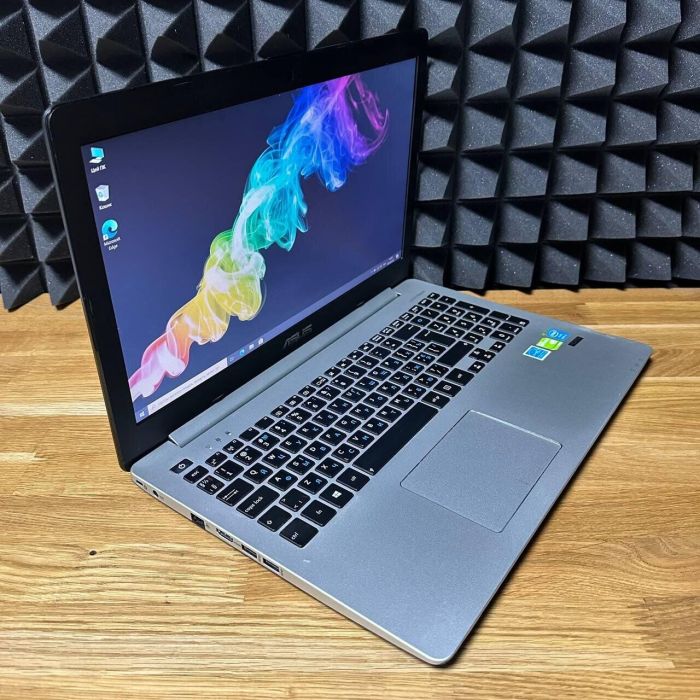 Ноутбук Б-клас Asus A551L / 15.6" (1366x768) TN / Intel Core i5-4200U (2 (4) ядра по 1.6 - 2.6 GHz) / 12 GB DDR3 / 128 GB SSD / nVidia GeForce 840M, 2 GB GDDR3, 64-bit / WebCam / DVD-ROM б/в - зображення 3