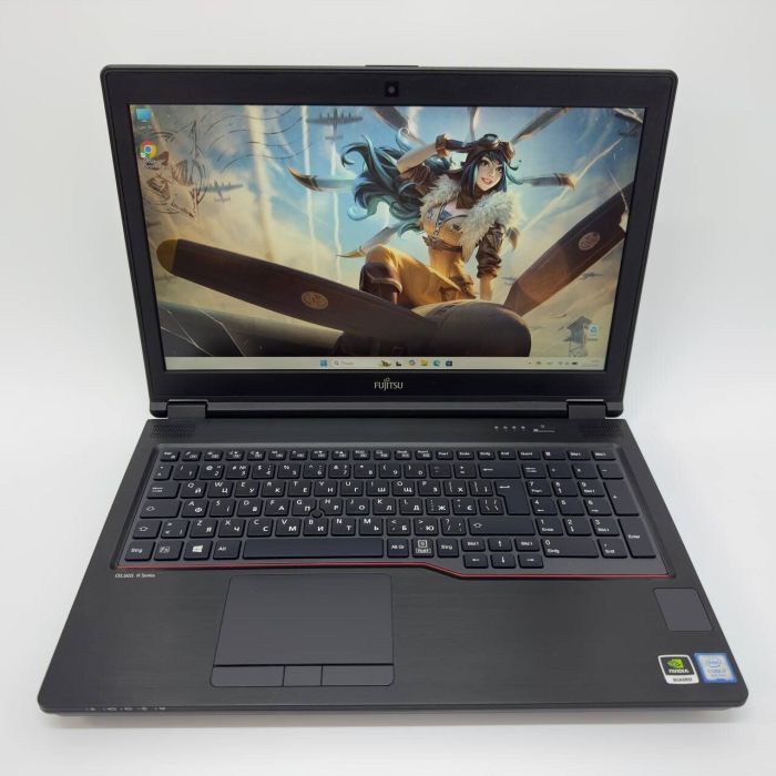 Мобільна робоча станція Fujitsu Celsius H780 / 15,6" (1920x1080) IPS / Intel Core i7-8750H (6 (12) ядер по 2.2 - 4.1 GHz) / 16 GB DDR4 / 512 GB SSD / nVidia Quadro P600, 4 GB GDDR5, 128-bit / WebCam б/в - зображення 3