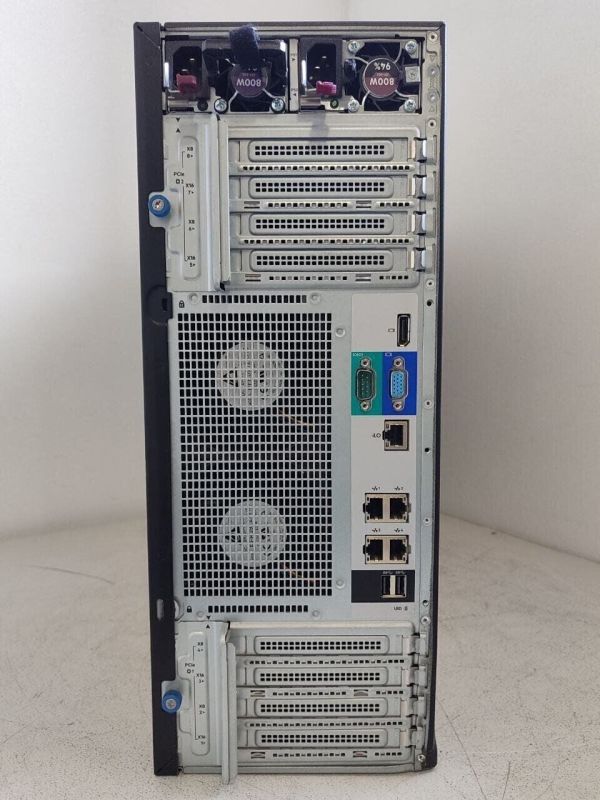 Сервер HP ProLiant ML350 Gen 10 Tower / 2x Intel Xeon Gold 6152 (22 (44) ядра по 2.1 - 3.7 GHz) / 256 GB DDR4 / 2x 800 GB SSD (SAS) / Raid P408 / 2x 800W б/в - изображение 5