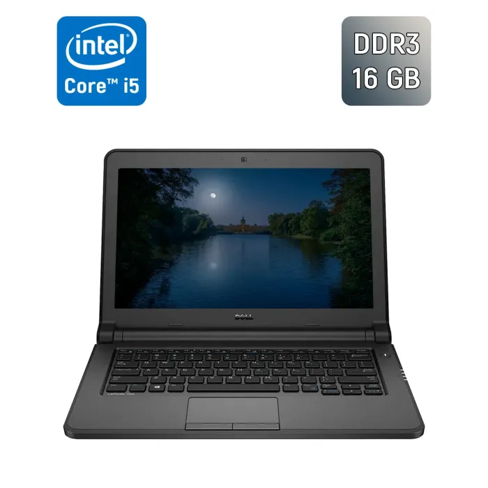 Ноутбук Dell Latitude 3340 / 13.3" (1366x768) TN / Intel Core i5-4210U (2 (4) ядра по 1.7 - 2.7 GHz) / 16 GB DDR3 / 256 GB SSD / Intel HD Graphics 4400 / WebCam б/в - зображення 1