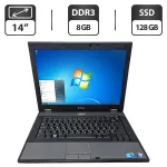 Ноутбук Б-клас Dell Latitude E5410 / 14" (1280x800) TN / Intel Core i5-520M (2 (4) ядра по 2.4 - 2.93 GHz) / 8 GB DDR3 / 128 GB SSD / Intel HD Graphics / DVD-ROM б/в