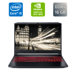 Ігровий ноутбук Acer Nitro 5 AN515-57 / 15,6" (1920x1080) IPS / Intel Core i5-11400H (6 (12) ядер по 2,7 - 4,5 ГГц) / 16 ГБ DDR4 / 500 ГБ SSD / nVidia GeForce GTX 1650, 4 ГБ GDDR6, 128-біт / Веб-камера / Windows 10 б/в