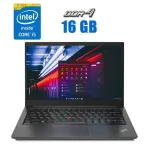 Ноутбук Lenovo ThinkPad E14 Gen 2 / 14" (1920x1080) IPS / Intel Core i5-1135G7 (4 (8) ядра по 2.4 - 4.2 GHz) / 16 GB DDR4 / 240 GB SSD / Intel Iris Xe Graphics / WebCam б/в