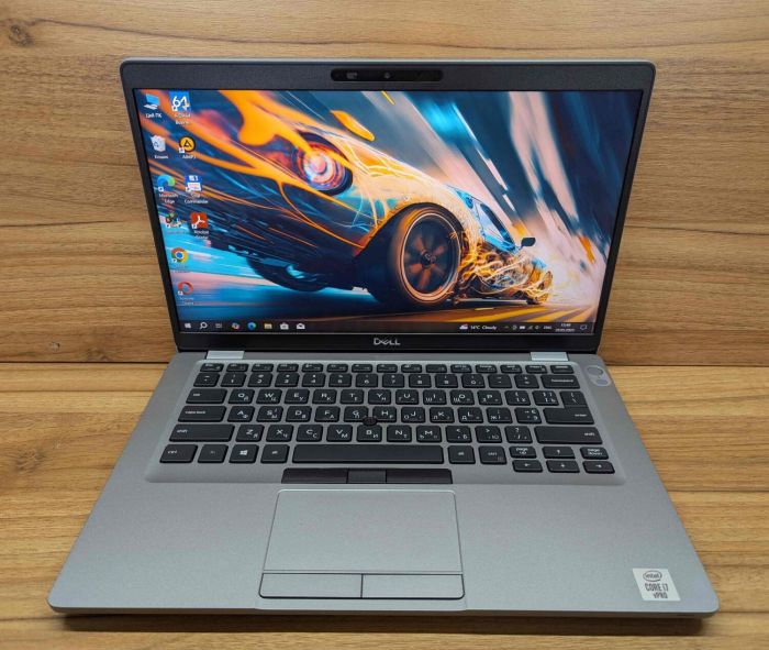 Ультрабук Dell Latitude 5411 / 14" (1920x1080) IPS / Intel Core i7-10850H (6 (12) ядер по 2.7 - 5.1 GHz) / 16 GB DDR4 / 256 GB SSD / Intel UHD Graphics / WebCam / Windows 10 б/в - зображення 2