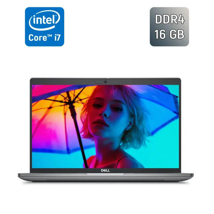 Ультрабук Dell Latitude 5440 / 14" (1920x1080) IPS / Intel Core i7-1355U (10 (12) ядер по 3.7 - 5.0 GHz) / 16 GB DDR4 / 256 GB SSD / Intel Iris Xe Graphics / WebCam / HDMI / Windows 11 б/в - зображення 1