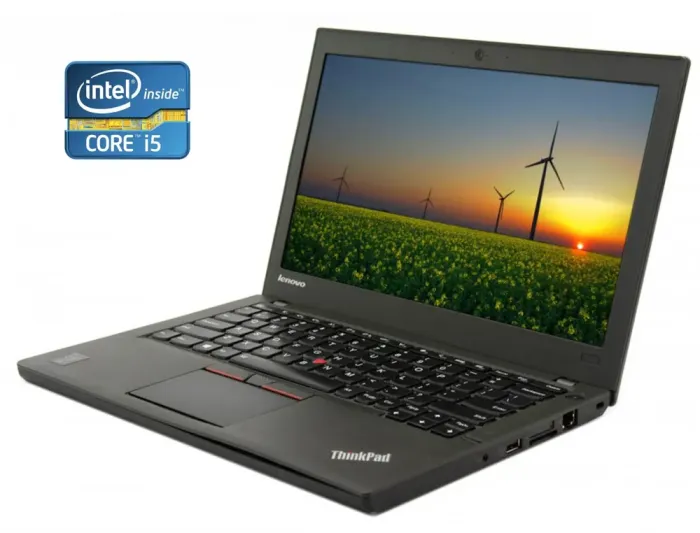 Нетбук Б-клас Lenovo ThinkPad X250 / 12.5" (1366x768) TN / Intel Core i5-5200U (2 (4) ядра по 2.2 - 2.7 GHz) / 8 GB DDR3 / 128 GB SSD / Intel HD Graphics 5500 / WebCam / Win 10 Pro / Два АКБ б/в - зображення 1