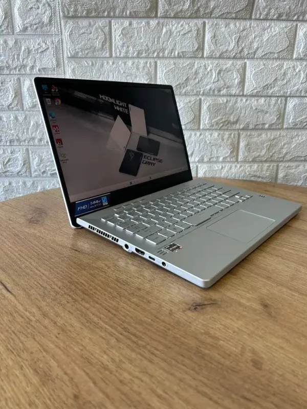 Ігровий ноутбук Asus ROG Zephyrus G14 GA401QM / 14" (1920x1080) IPS / AMD Ryzen 9 5900HS (8 (16) ядер по 3.0 - 4.6 GHz) / 16 GB DDR4 / 512 GB SSD / nVidia GeForce RTX 3060, 6 GB GDDR6, 192-bit б/в - зображення 4