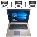 Ноутбук Terra Mobile 1749s / 17.3" (1600x900) TN / Intel Core i3-6100U (2 (4) ядра по 2.3 GHz) / 8 GB DDR3 / 128 GB SSD / Intel HD Graphics 520 / WebCam / DVD-ROM б/в