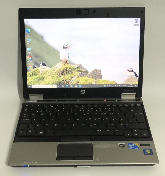 Нетбук Б-клас HP Elitebook 2540p / 12.1" (1280x800) TN / Intel Core i5-540M (2 (4) ядра по 2.53 - 3.06 GHz) / 6 GB DDR3 / 250 GB HDD / Intel HD Graphics / WebCam / Посилена батарея б/в - изображение 2