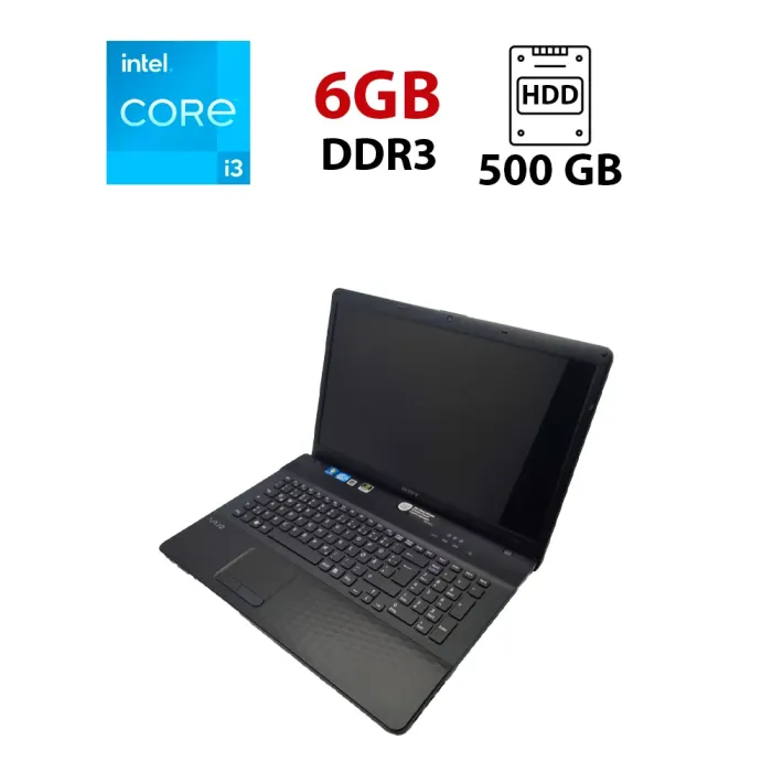 Ноутбук Sony VP173 / 17.3" (1600x900) TN / Intel Core i3-2310M (2 (4) ядра по 2.4 GHz) / 6 GB DDR3 / 500 GB HDD / nVidia GeForce 410M, 1 GB GDDR3, 64-bit / WebCam б/в - зображення 1
