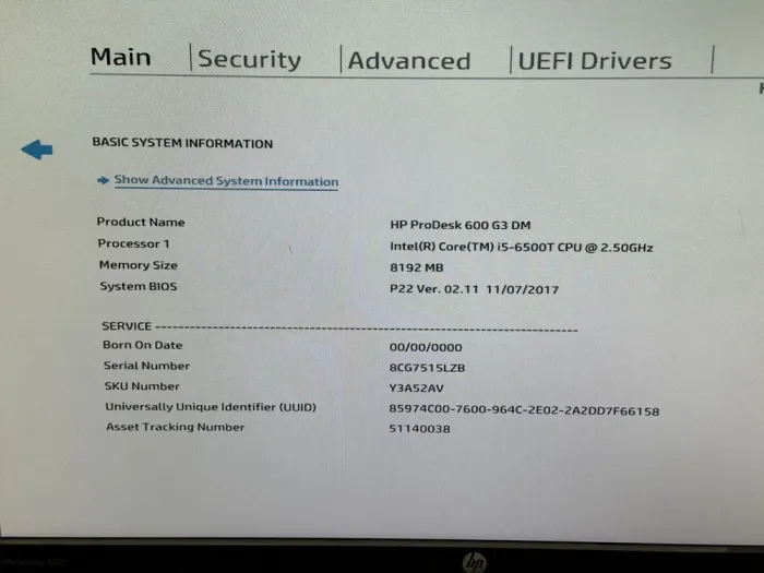 Неттоп HP ProDesk 600 G3 Mini USFF / Intel Core i5-6500T (4 ядра по 2.5 - 3.1 GHz) / 8 GB DDR4 / no HDD / Intel HD Graphics 530 / DisplayPort б/в - зображення 7