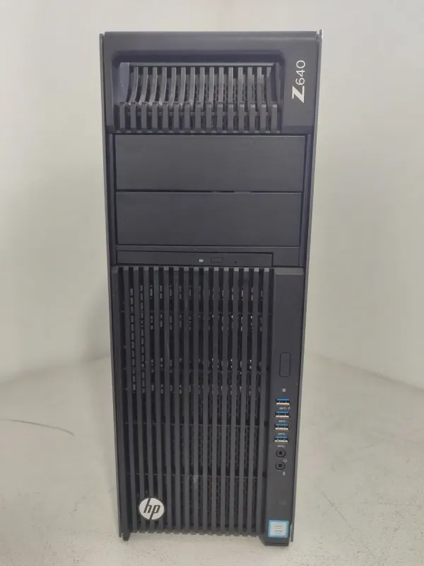 Робоча станція HP Z640 Workstation Tower / 2x Intel Xeon E5-2697 v3 (14 (28) ядер по 2.6 - 3.6 GHz) / 64 GB DDR4 / 512 GB SSD / nVidia Quadro K2200, 4 GB GDDR5, 128-bit / DVD-ROM б/в - зображення 2