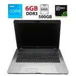 Ноутбук Б-клас Medion Akoya P7624 / 17.3" (1600х900) TN / Intel Core i3-2350M (2 (4) ядра по 2.3 GHz) / 6 GB DDR3 / 500 GB HDD / nVidia GeForce GT 630M, 1 GB DDR3, 128-bit / WebCam / АКБ не тримає б/в