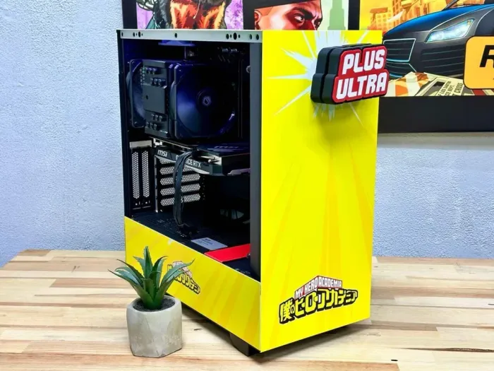 Ігровий ПК NZXT H510i CRFT My Hero Academia Tower / Intel Core i5-12600K (10 (16) ядер 2.8 - 4.9 ГГц) / 32 ГБ DDR5 / 1000 ГБ SSD / nVidia GeForce RTX 4070, 12 ГБ GDDR6X, 192-bit / 700 Вт б/в - зображення 2