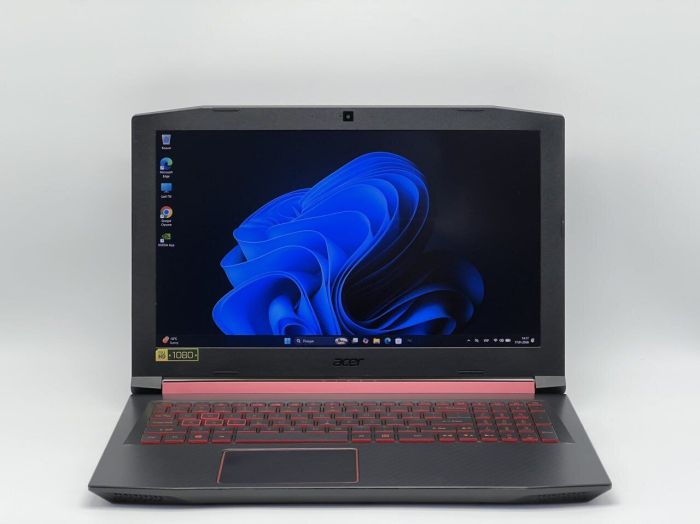 Ігровий ноутбук Б-класу Acer Nitro 5 AN515-53-55G9 / 15,6" (1920x1080) IPS / Intel Core i5-8300H (4 (8) ядра по 2,3 - 4,0 ГГц) / 16 ГБ DDR4 / 960 ГБ SSD / nVidia GeForce GTX 1050 Ti, 4 ГБ GDDR5, 128-біт / WebCam б/в - зображення 2