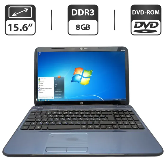Ноутбук HP Pavilion g6-2147sl / 15.6" (1366x768) TN / AMD A8-4500M (4 ядра по 1.9 - 2.8 GHz) / 8 GB DDR3 / 500 GB HDD / AMD Radeon HD 7640G Graphics / WebCam / DVD-ROM б/в - зображення 1