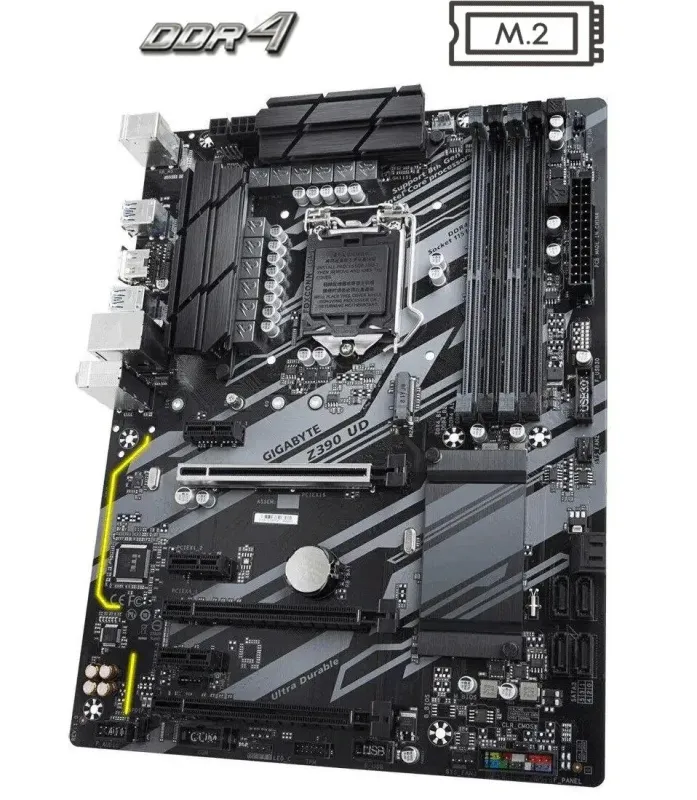 Материнська плата Gigabyte Z390 UD / Socket LGA1151 / M.2 - зображення 1