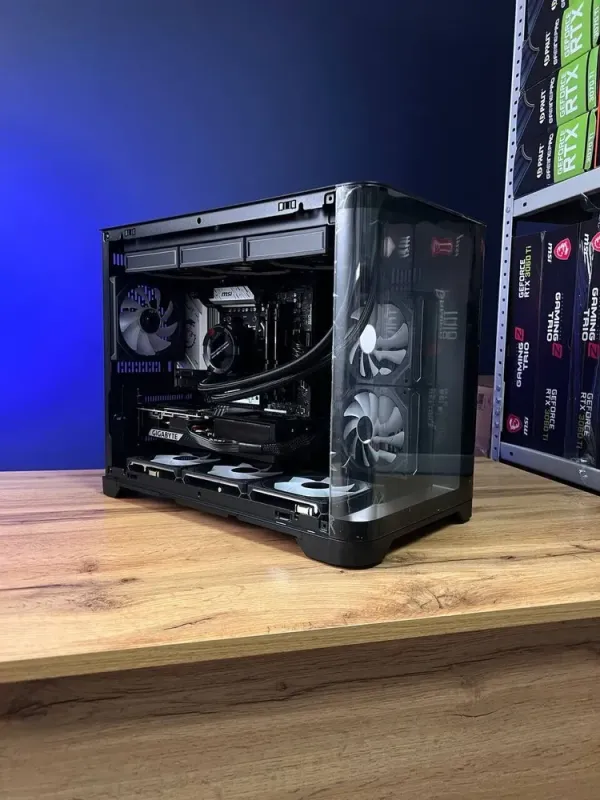 Збірка під замовлення: ігровий ПК GameMax Hype-M Black Tower / AMD Ryzen 7 7800X3D (8 (16) ядер по 4.2 - 5.0 GHz) / 32 GB DDR5 / 1000 GB SSD M.2 / nVidia GeForce RTX 5070, 12 GB GDDR7, 192-bit / 750W - зображення 5