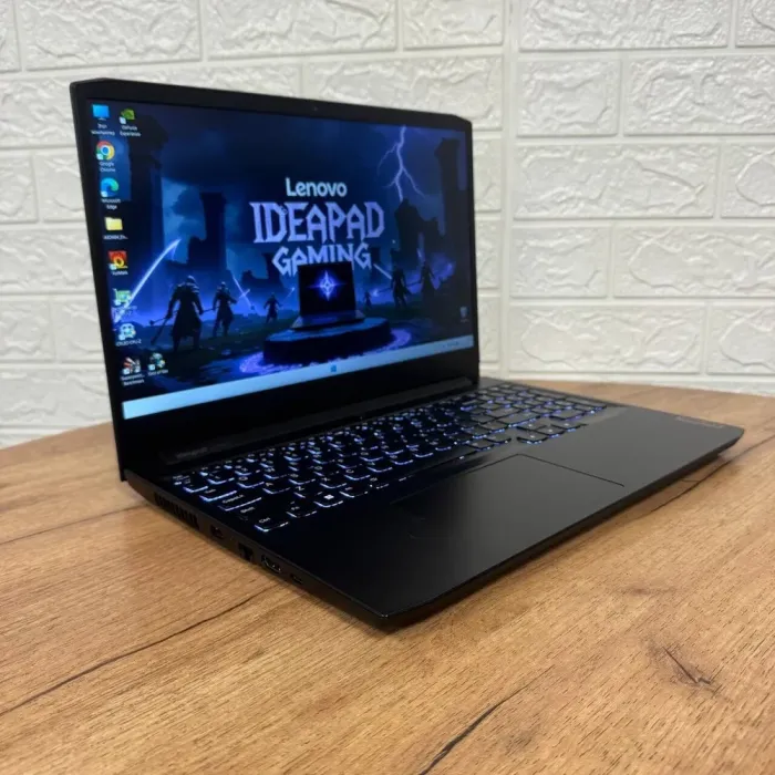 Ігровий ноутбук Б-клас Lenovo IdeaPad Gaming 3 15ACH6 / 15.6" (1920x1080) IPS / AMD Ryzen 5 5600H (6 (12) ядер по 3.3 - 4.2 GHz) / 8 GB DDR4 / 256 GB SSD NVMe / nVidia GeForce RTX 3050 Ti, 4 GB GDDR6, 128-bit / WebCam б/в - зображення 4