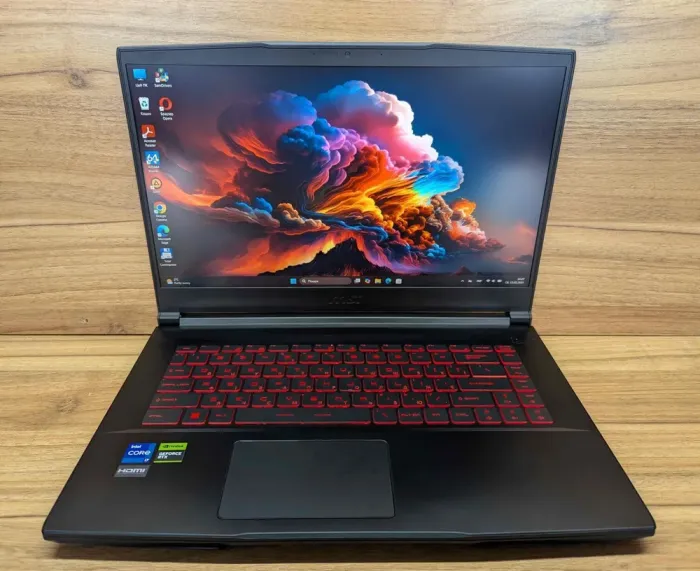 Ігровий ноутбук MSI GF63 12VF / 15.6" (1920x1080) IPS / Intel Core i7-12650H (10 (16) ядер по 3.5 - 4.7 GHz) / 16 GB DDR4 / 512 GB SSD / nVidia GeForce RTX 4060, 8 GB GDDR6, 128-bit / WebCam / Windows 10 б/в - зображення 2