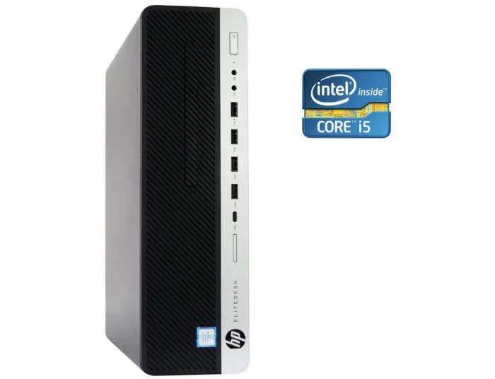 ПК HP EliteDesk 800 G3 SFF / Intel Core i5-6500 (4 ядра по 3.2 - 3.6 GHz) / 8 GB DDR4 / 256 GB SSD / Intel HD Graphics 530 б/в - зображення 1