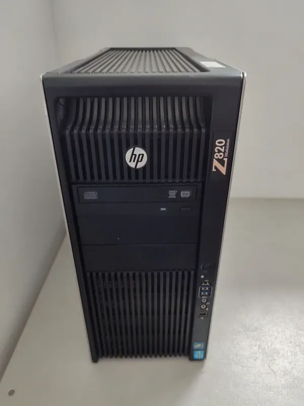 Робоча станція HP Z820 Workstation Tower / 2x Intel Xeon E5-2658 v2 (10 (20) ядер по 2.4 - 3.0 GHz) / 64 GB DDR3 / 240 GB SSD / AMD FirePro W5100, 4 GB GDDR5, 128-bit / DVD-ROM / DisplayPort б/в - зображення 2