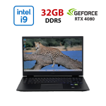 Ігровий ноутбук Б-класу HP Omen 17-ck2095cl / 17,3" (2560x1440) IPS / Intel Core i9-13900HX (24 (32) ядра по 2,2 - 5,4 ГГц) / 32 ГБ DDR5 / 960 ГБ SSD / nVidia GeForce RTX 4080, 12 ГБ GDDR6, 192-біт / WebCam б/в