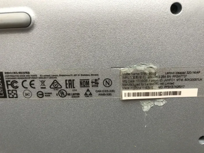 Ноутбук Б-клас Lenovo IdeaPad 320-14IAP / 14" (1366x768) TN / Intel Pentium N4200 (4 ядра по 1.1 - 2.5 GHz) / 4 GB DDR3 / 128 GB SSD / Intel HD Graphics 505 / WebCam / HDMI б/в - зображення 11