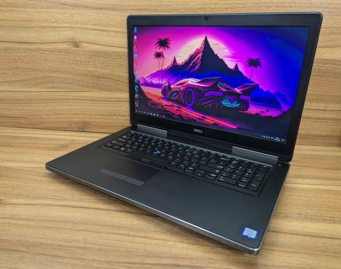 Мобільна робоча станція Dell Precision 7720 / 17,3" (1920x1080) IPS / Intel Core i7-7820HQ (4 (8) ядра по 2,9 - 3,9 ГГц) / 32 ГБ DDR4 / 256 ГБ SSD + 1000 ГБ HDD / nVidia Quadro P3000, 6 ГБ GDDR5, 192-біт / WebCam / Windows 10 б/в - изображение 5