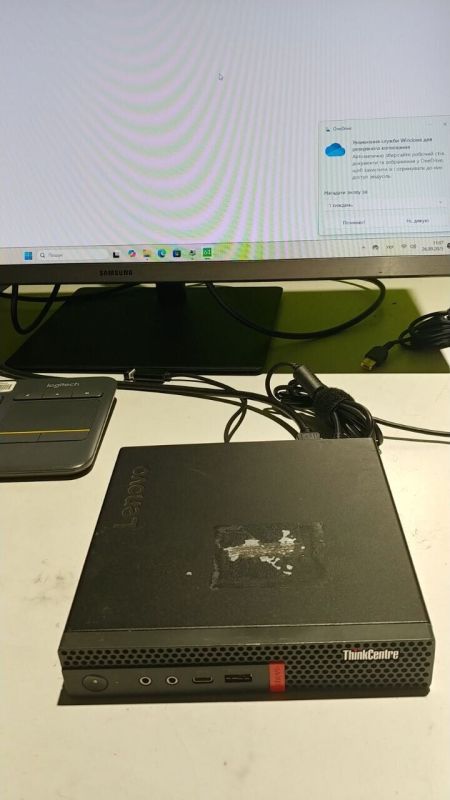 Неттоп Б-клас Lenovo Thinkcentre m75q-1 USFF / AMD Ryzen 5 3400GE (4 (8) ядер по 3.3 - 4.0 GHz) / 8 GB DDR4 / 256 GB SSD / AMD RX Vega 11 / USB 3.1 / Wi-Fi б/в - зображення 2