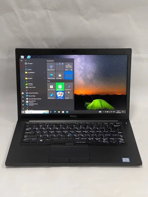 Ноутбук Б-клас Dell Latitude 7490 / 14" (1920x1080) IPS / Intel Core i5-8350U (4 (8) ядра по 1.7 - 3.6 GHz) / 8 GB DDR4 / 128 GB SSD M.2 / Intel UHD Graphics 620 / WebCam / Windows 10 Pro б/в - зображення 2