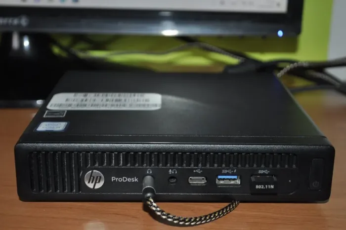 Комплект ПК: HP ProDesk 600 G2 Mini PC USFF / Intel Core i3-6100T (2 (4) ядра по 3.2 GHz) / 8 GB DDR4 / 240 GB SSD / Intel UHD Graphics 530 / USB Wi-Fi + Монітор Б-клас Terra 2420W / 24" (1920x1080) TN + Windows 11 Pro б/в - зображення 13