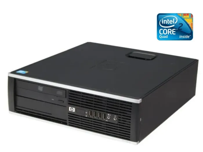 ПК HP Compaq 6000 Pro SFF / Intel Core 2 Quad Q8400 (4 ядра по 2.66 GHz) / 4 GB DDR3 / 160 GB HDD / Intel GMA Graphics 4500 / DVD-RW б/в - зображення 1
