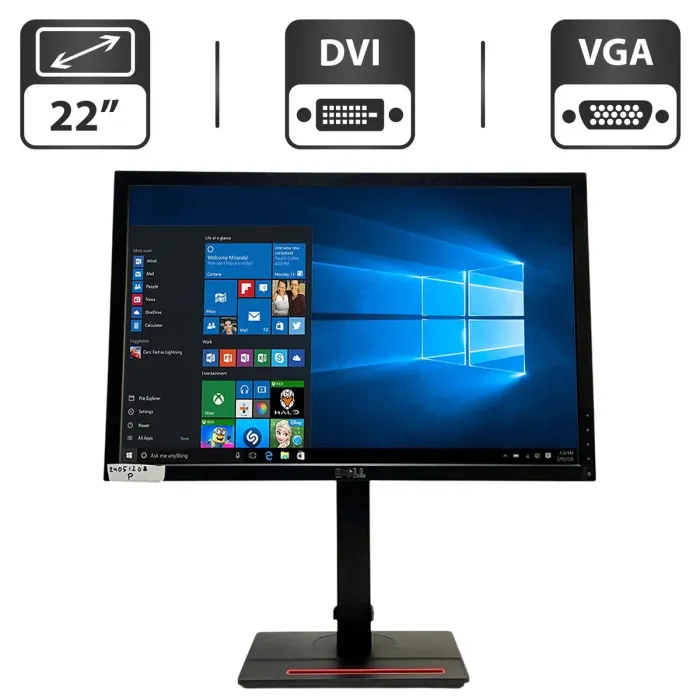 Монітор Dell P2210 / 22" (1650x1050) TN / VGA, DVI, DisplayPort / VESA 100x100 б/в - зображення 1