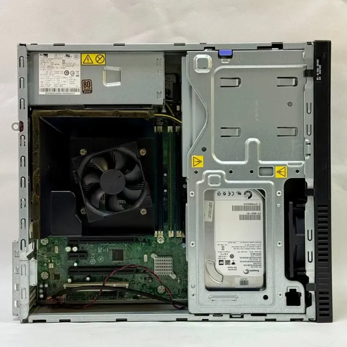 Неттоп Lenovo ThinkCentre M93p Tiny USFF / Intel Core i3-4130 (2 (4) ядра по 3.4 GHz) / 8 GB DDR3 / 500 GB HDD / Intel HD Graphics 4400 / DVD-ROM б/в - зображення 5