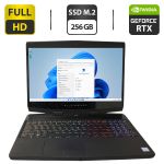 Ігровий ноутбук Dell Alienware m15 / 15,6" (1920x1080) IPS / Intel Core i7-8750H (6 (12) ядер по 2,2 - 4,1 ГГц) / 16 ГБ DDR4 / 256 ГБ SSD M.2 / nVidia GeForce RTX 2060, 6 ГБ GDDR6, 192-біт / Веб-камера б/в