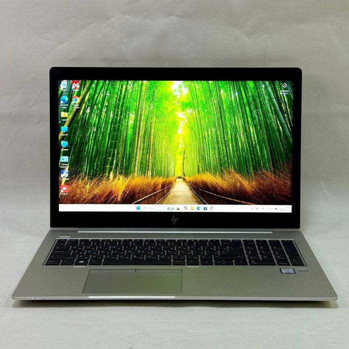 Ультрабук HP EliteBook 850 G6 / 15.6" (1920x1080) IPS / Intel Core i7-8665U (4 (8) ядра по 1.9 - 4.8 GHz) / 16 GB DDR4 / 256 GB SSD / Intel UHD Graphics / WebCam / Fingerprint / Windows 11 Pro б/в - зображення 2