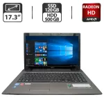 Ноутбук Acer Aspire 7750G / 17.3" (1600x900) TN / Intel Core i5-2450M (2 (4) ядра по 2.5 - 3.1 GHz) / 8 GB DDR3 / 120 GB SSD + 500 GB HDD / AMD Radeon HD 7670M, 1 GB GDDR3, 128-bit / WebCam / DVD-ROM б/в