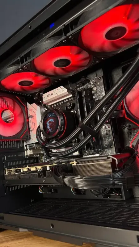 Збірка під замовлення: ігровий ПК GameMax Hype-M Black Tower / AMD Ryzen 7 7800X3D (8 (16) ядер по 4.2 - 5.0 GHz) / 32 GB DDR5 / 2000 GB SSD M.2 / nVidia GeForce RTX 3080, 12 GB GDDR6X, 384-bit / 850W б/в - зображення 8