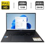 Ноутбук Asus Vivobook K1703Z / 17.3" (1920x1080) IPS / Intel Core i5-12500H (12 (16) ядер по 3.3 - 4.5 GHz) / 12 GB DDR4 / 256 GB SSD M.2 / Intel Iris Xe Graphics / WebCam / Fingerprint б/в