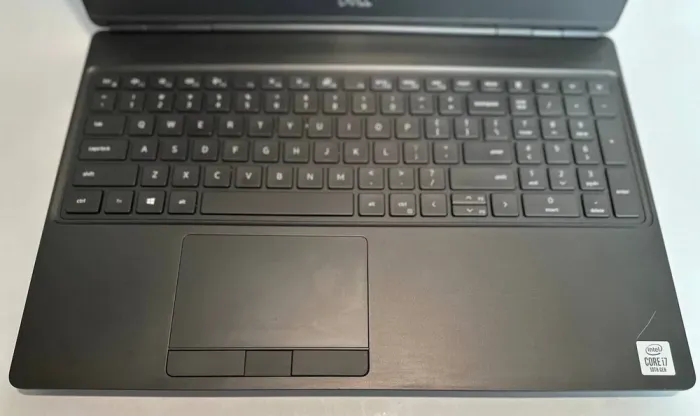 Ноутбук Dell Precision 7550 / 15.6" (1920x1080) IPS / Intel Core i7-10750H (6 (12) ядер по 2.6 - 5.0 GHz) / 32 GB DDR4 / 512 GB SSD / Intel UHD Graphics / WebCam б/в - зображення 3