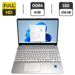 Ноутбук Б-клас HP 15-DY2046MS / 15.6" (1920x1080) TN / Intel Core i3-1215U (6 (8) ядер по 3.3 - 4.4 GHz) / 8 GB DDR4 / 256 GB SSD / Intel UHD Graphics / WebCam б/в