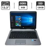 Ноутбук HP ProBook 430 G2 / 13.3" (1366x768) TN / Intel Core i3-4030U (2 (4) ядра по 1.9 GHz) / 8 GB DDR3 / 128 GB SSD / Intel HD Graphics 4400 / WebCam б/в