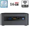 Неттоп Intel NUC NUC8BEK USFF / Intel Core i5-8259U (4 (8) ядра по 2.3 - 3.8 GHz) / 16 GB DDR4 / 256 GB SSD M.2 / Intel Iris Plus Graphics 655 / USB 3.1 / HDMI / Wi-Fi б/в