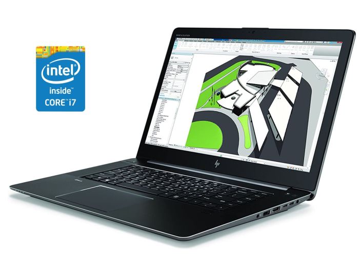 Ноутбук Б-клас HP ZBook 15 G4 / 15.6" (1920x1080) TN / Intel Core i7-7820HQ (4 (8) ядра по 2.9 - 3.9 GHz) / 16 GB DDR4 / 512 GB SSD / Intel HD Graphics 630 / WebCam / Win 11 Pro б/в - зображення 1